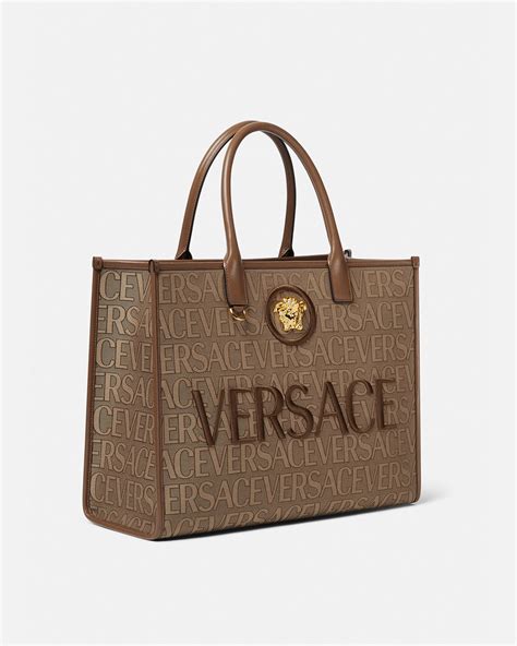 versace bag price|versace large tote bag.